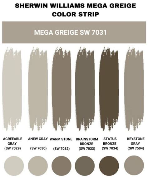 mega greige color scheme|Sherwin Williams Mega Greige (Palette, Coordinating & Inspirations).